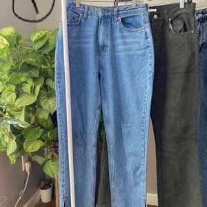 BOOHOO Petite Side Split Hem Jeans